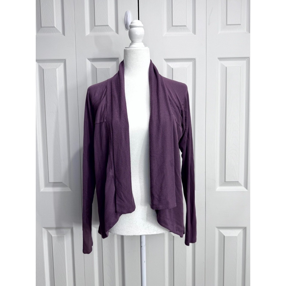 Athleta Pranayama Wrap Cardigan Women's Small Purple Yoga Workout Athleisure